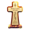 Personalized Christian Cross – Handcrafted Wooden Keepsake
