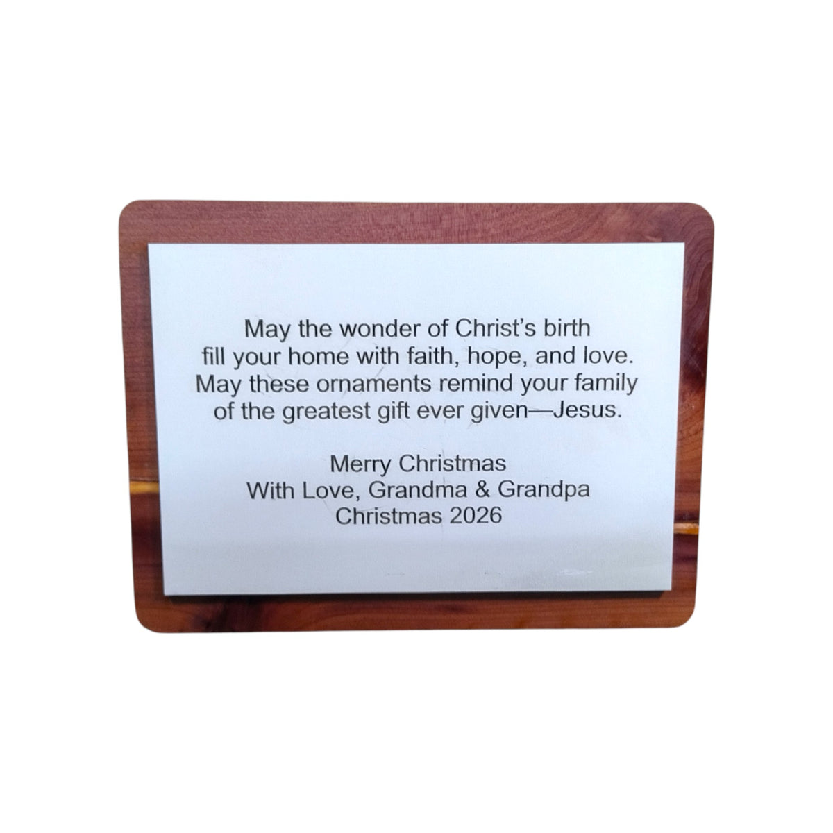 A Savior Is Born – Personalized Christmas Ornament Collection
