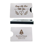 Personalized Christian Wallet Card & Keepsake Sleeve – Carry My Love With You