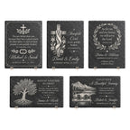 Personalized Christian Wedding & Anniversary Slate Plaque