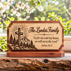 Personalized Family Scripture Plaque