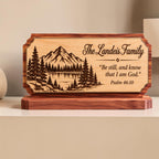 Personalized Family Scripture Plaque