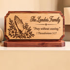 Personalized Family Scripture Plaque