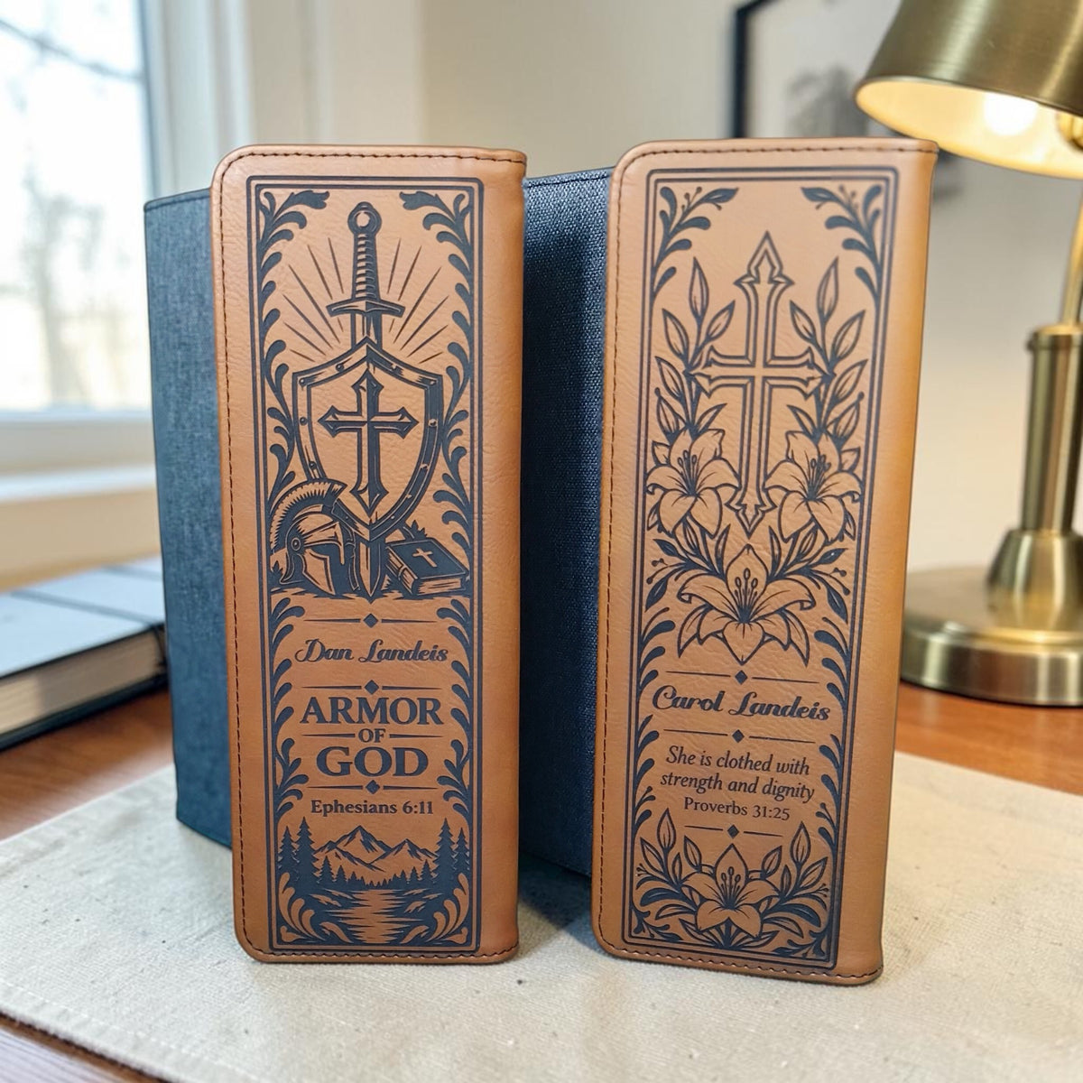 Personalized Christian Portfolio & Engraved Pen Gift Set