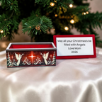 Heavenly Angels Ruby Red Ornament Keepsake Collection – Set of 8