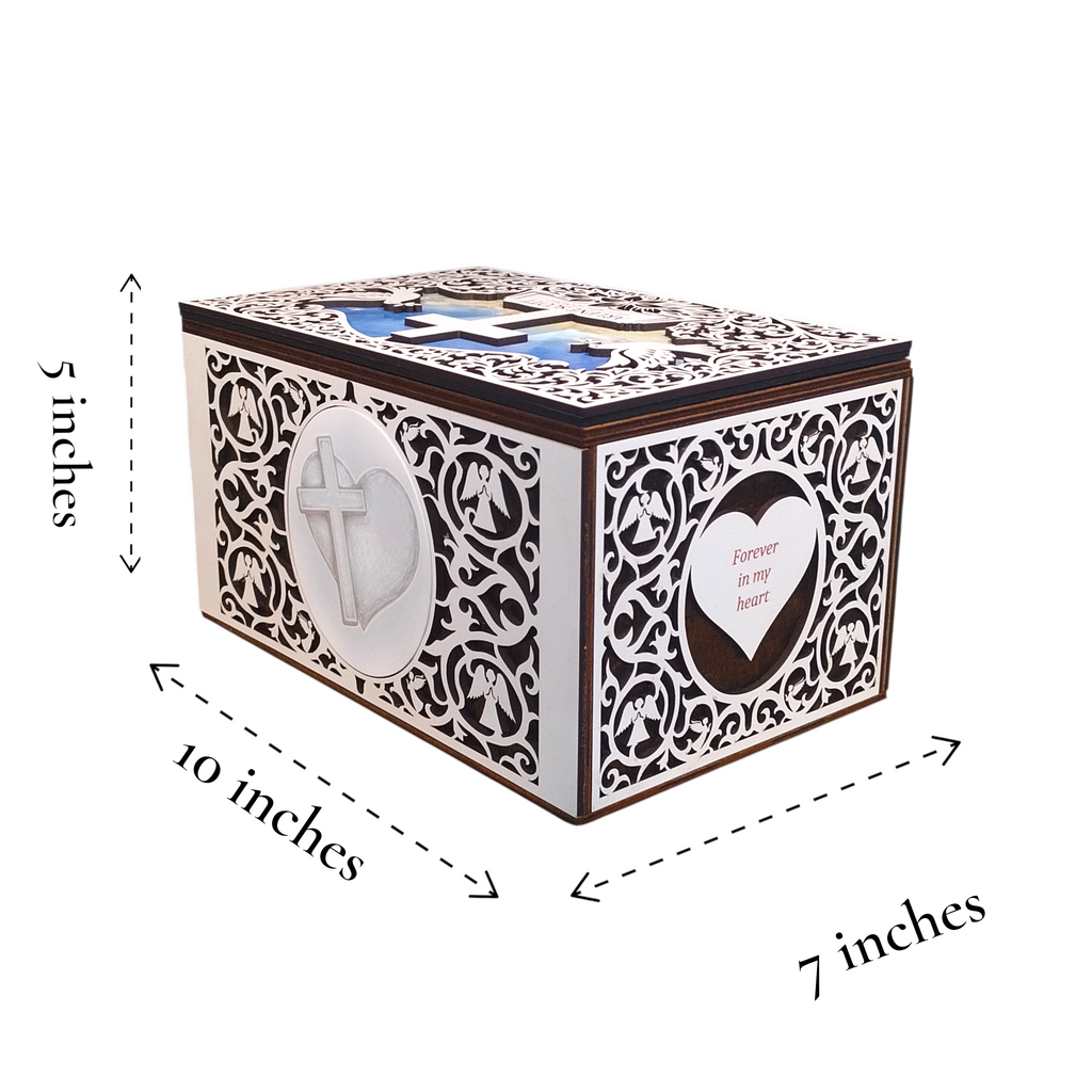 Personalized Christian Memorial Keepsake Box