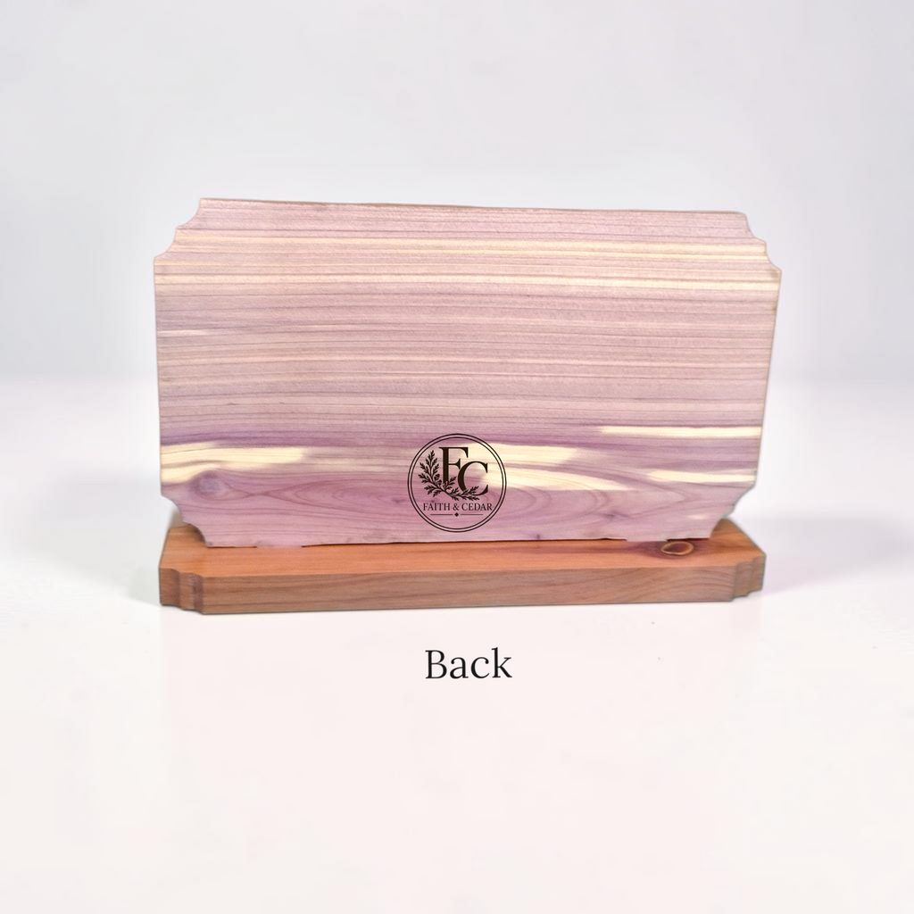 Personalized Family Scripture Plaque