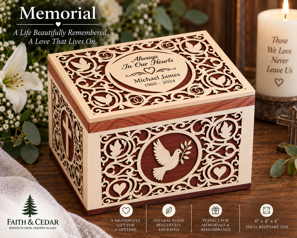 Personalized Christian Keepsake Box