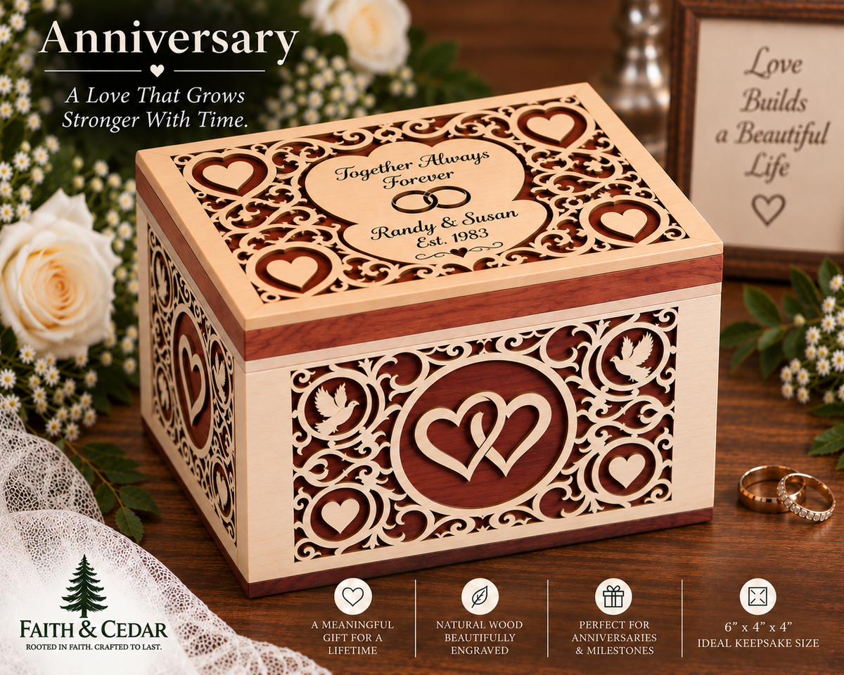Personalized Christian Keepsake Box