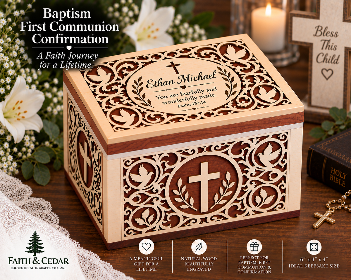 Personalized Christian Keepsake Box