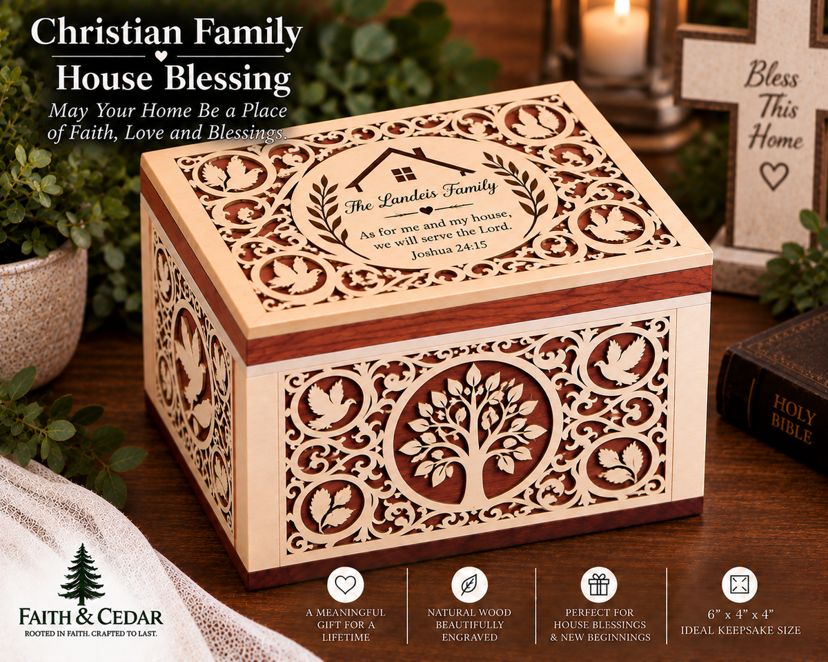 Personalized Christian Keepsake Box