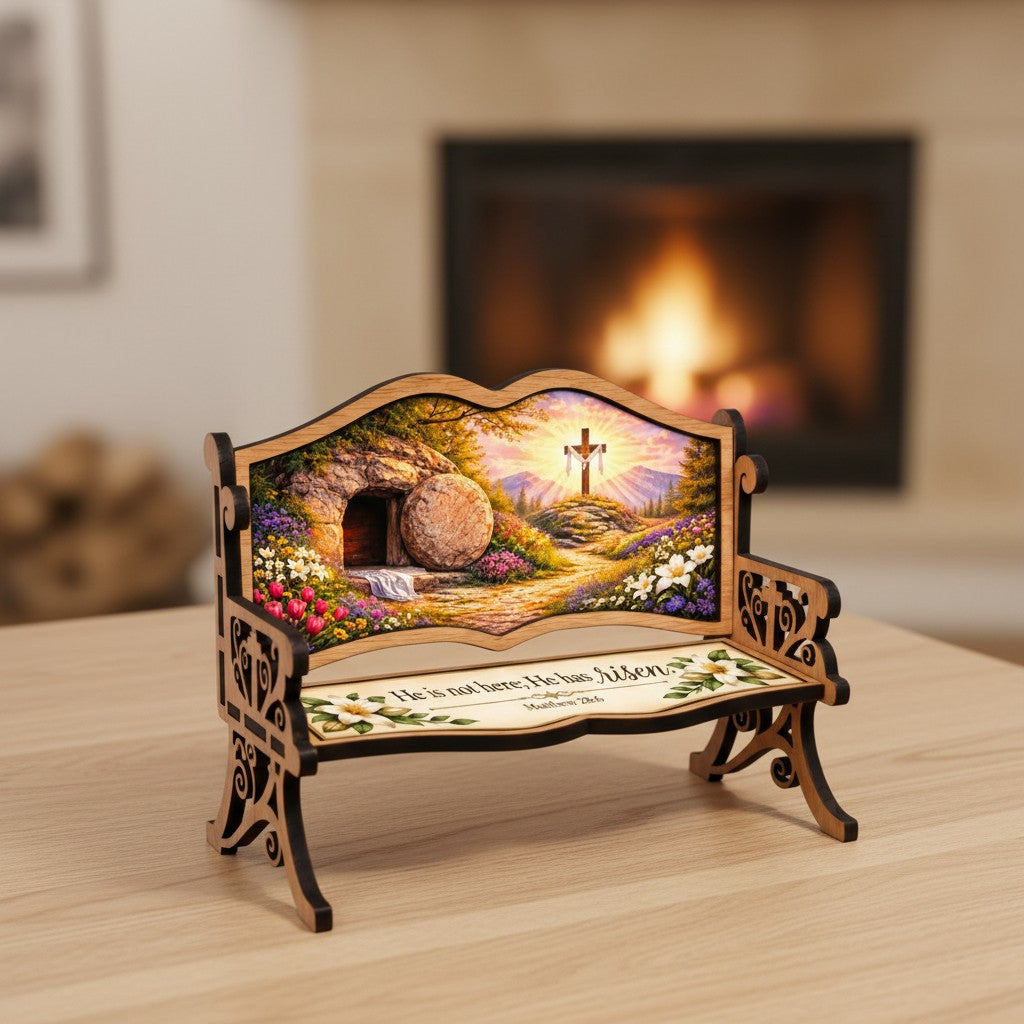Christian Scripture Mini Keepsake Bench – Choose Your Design