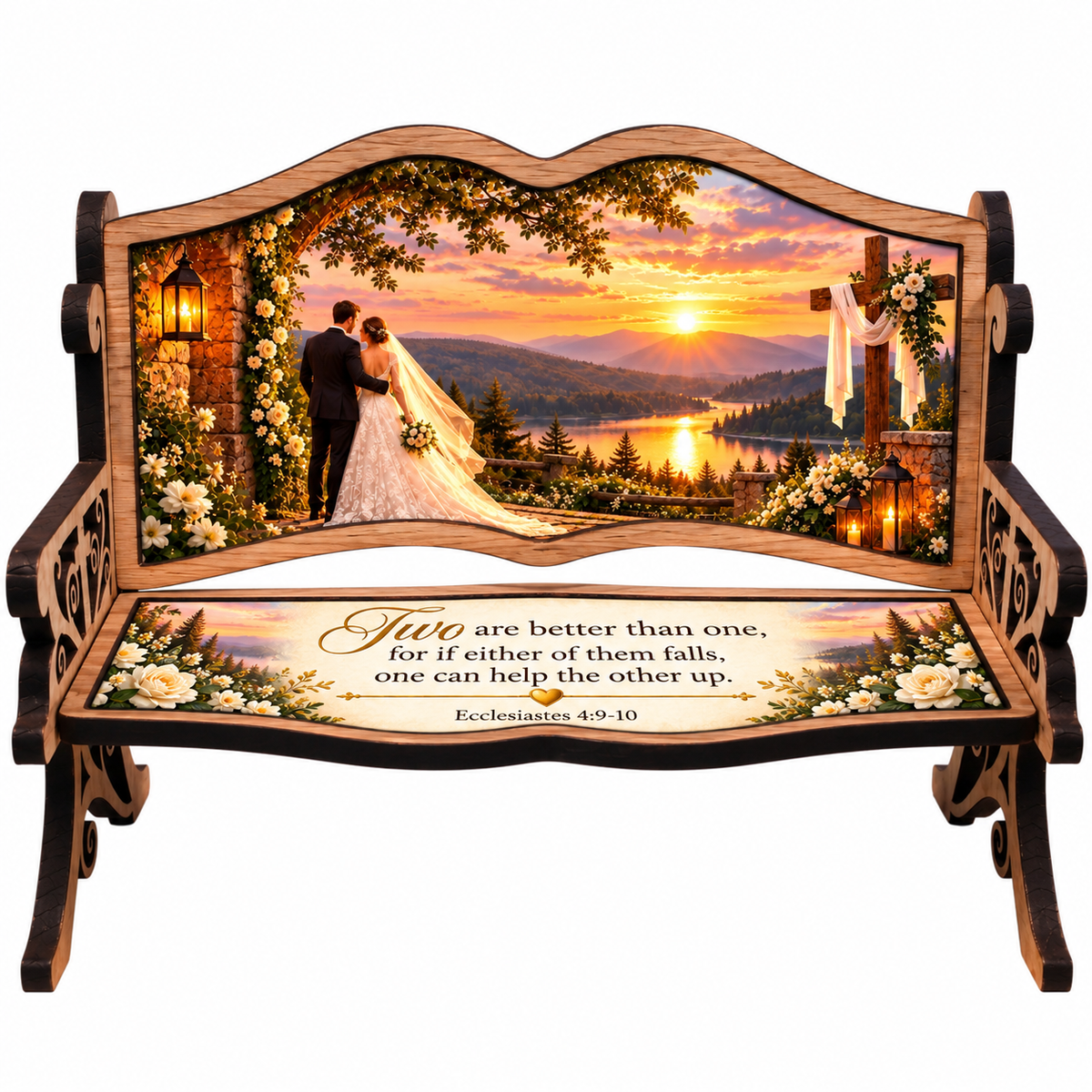 Christian Scripture Mini Keepsake Bench – Choose Your Design