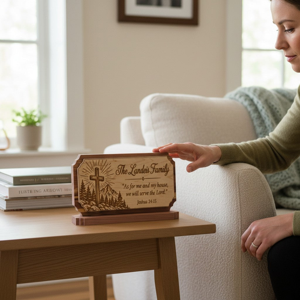 Personalized Family Scripture Plaque