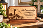 Personalized Family Scripture Plaque