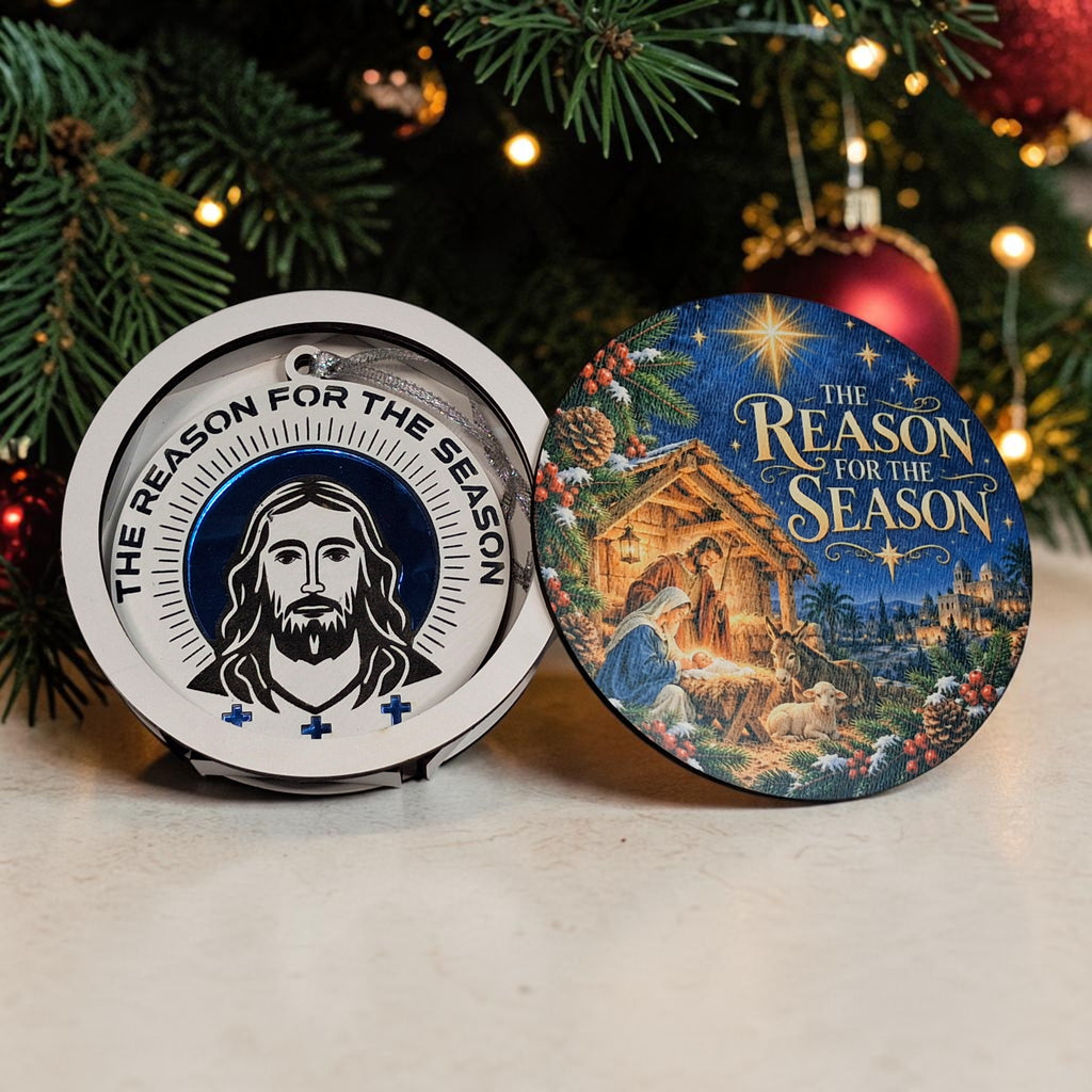 The Reason for the Season – Personalized Christmas Ornament & Keepsake Box