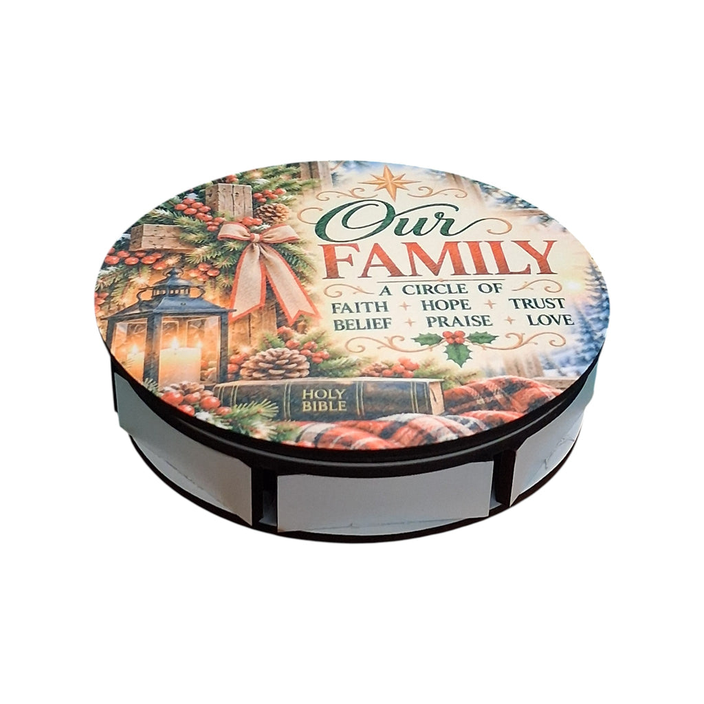 Our Family Christmas Ornament & Personalized Keepsake Box
