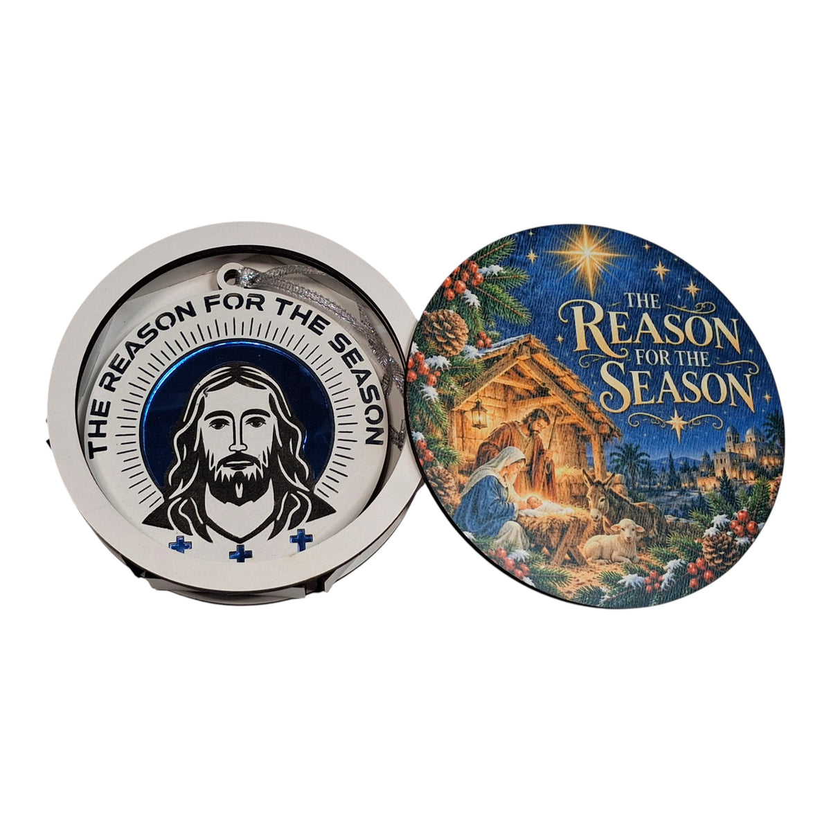 The Reason for the Season – Personalized Christmas Ornament & Keepsake Box