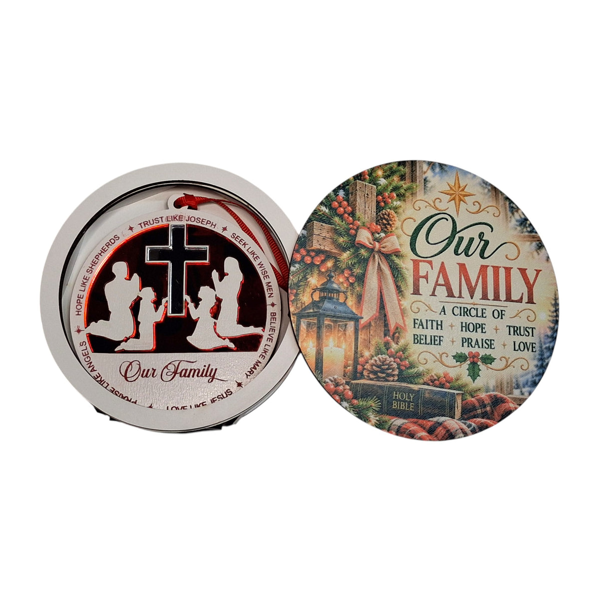 Our Family Christmas Ornament & Personalized Keepsake Box