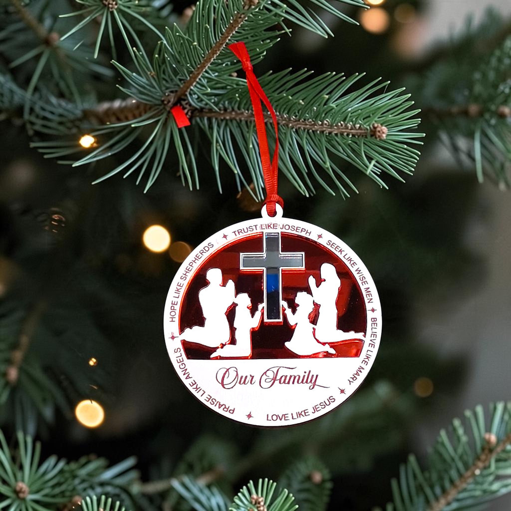 Our Family Christmas Ornament & Personalized Keepsake Box