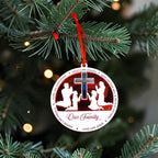 Our Family Christmas Ornament & Personalized Keepsake Box