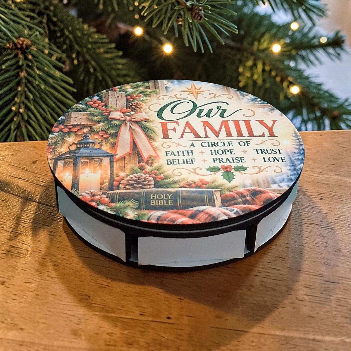 Our Family Christmas Ornament & Personalized Keepsake Box