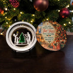 What's Under the Tree – Christmas Ornament & Personalized Keepsake Box