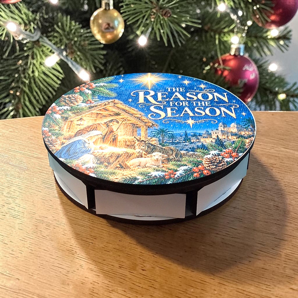 The Reason for the Season – Personalized Christmas Ornament & Keepsake Box